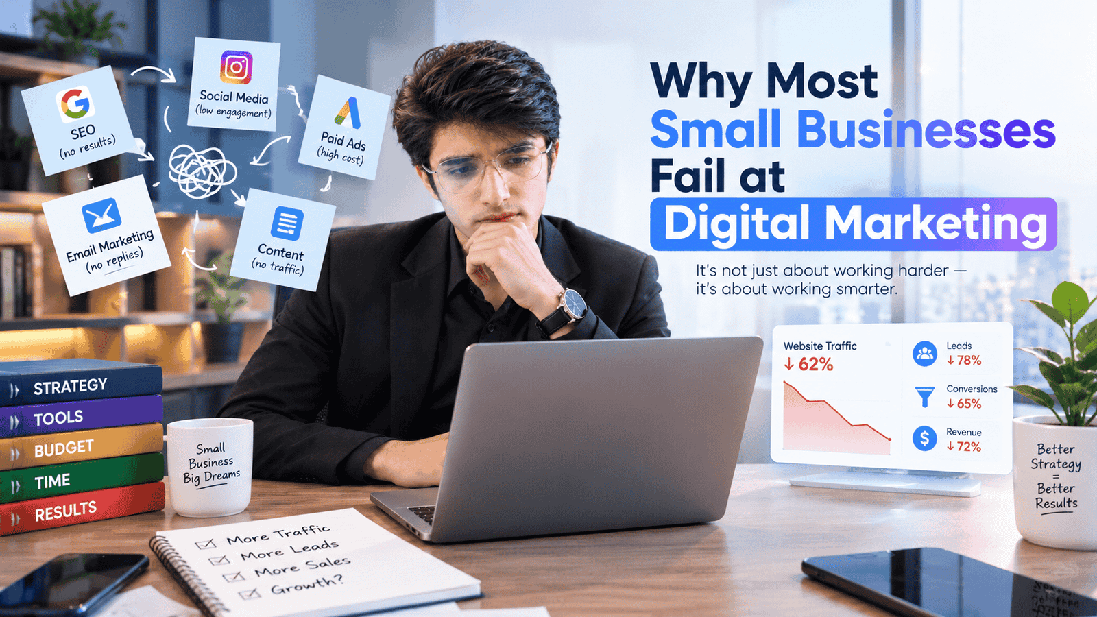 Why Most Small Businesses Fail at Digital Marketing (And How to Fix It)